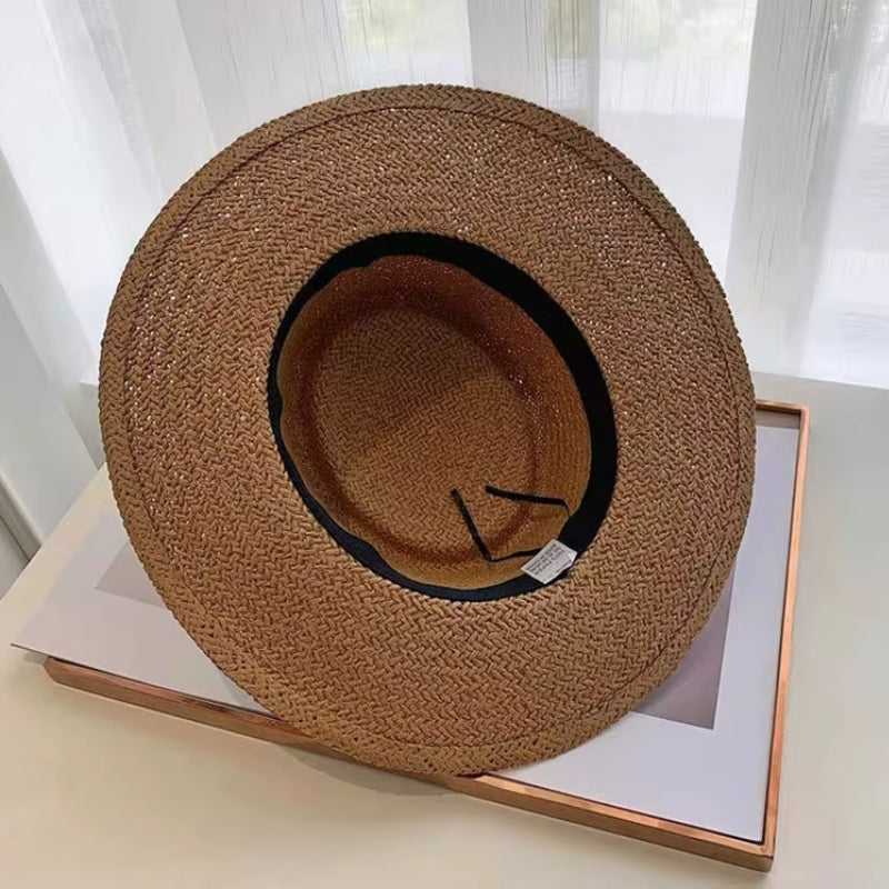 Chapéu Panamá Feminino Ibiza – Estilo Verão em Cáqui