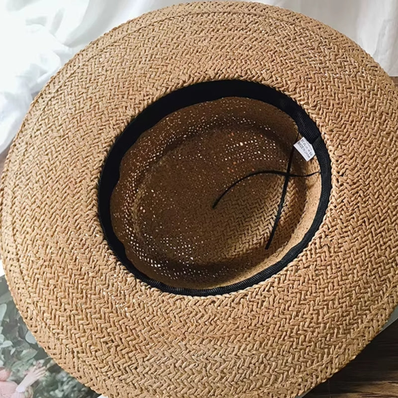 Chapéu Panamá Feminino Ibiza – Estilo Verão em Cáqui