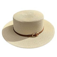 Chapéu Panamá Feminino de Palha Mirella Bege