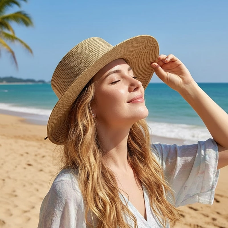 Chapéu Panamá Feminino de Palha Mirella