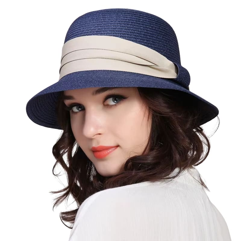 Chapéu de Praia Marseille - Moda Verão Azul