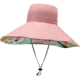 Chapéu de Sol Dupla Face Rosa – Elegância Respirável