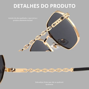 Óculos de Sol Feminino Detalhes 