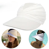 Viseira Feminina Elástica Grace – Charme e Funcionalidade Branco