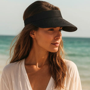 viseira feminina de palha