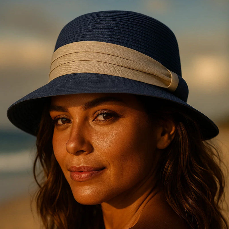 chapeu bucket azul 